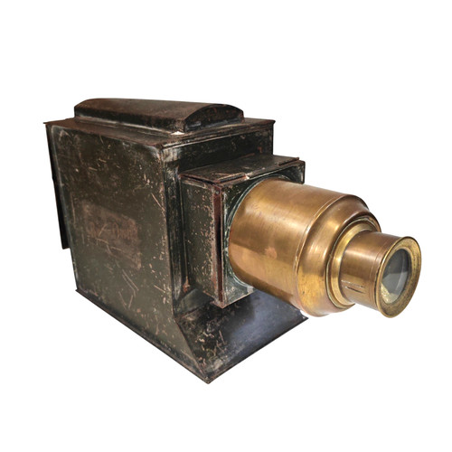 Antique magic lantern - lantern, slide